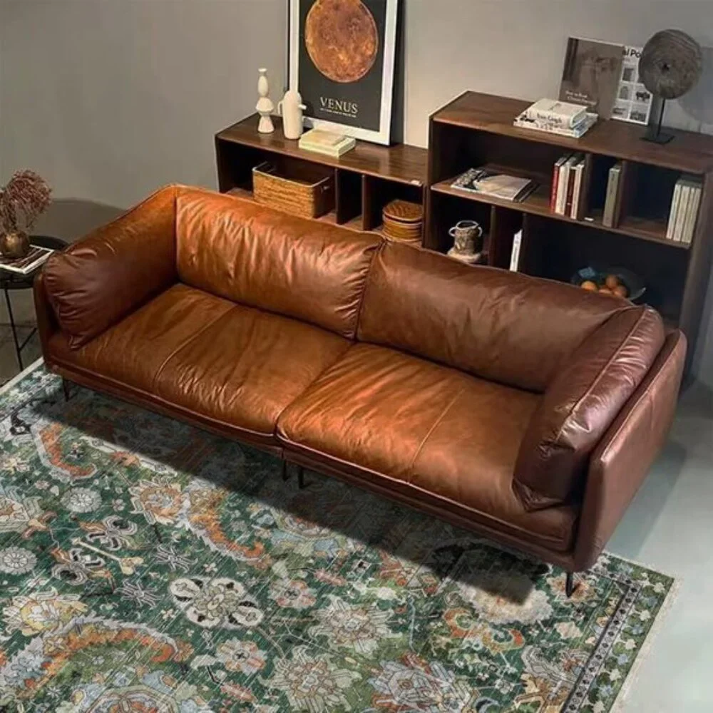 New 5x7 Green Washable Area Rug, Non-Slip Vintage Tribal Carpet for Any Room
